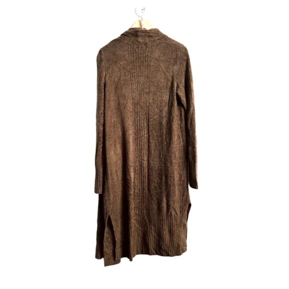 BAREFOOT DREAMS CozyChic Lite Catalina Long Cardigan Olive Green - Picture 7 of 8